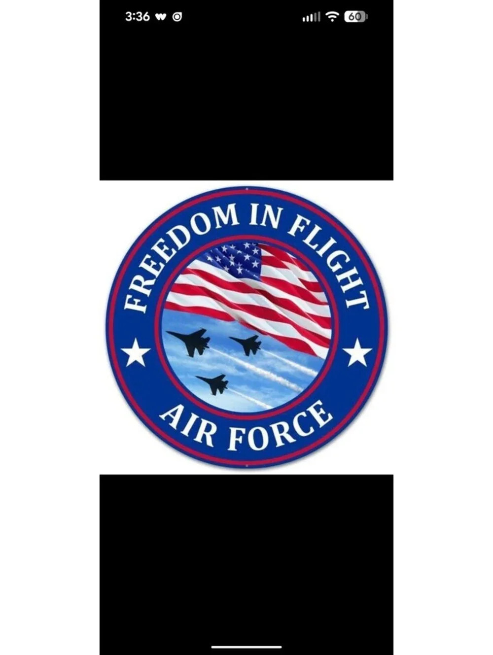 US Air Force Freedom In Flight Wall Plaque Military Aviation Patriotic Decor